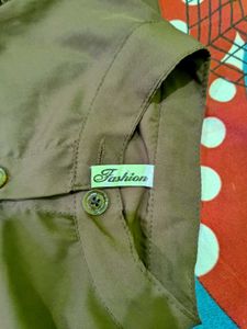 Olive Green Two-Piece Set