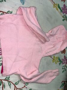 Pink Star Zip-Up Hoodie