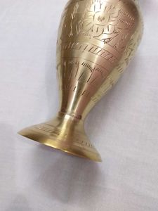 Vintage Handcrafted Brass Vase
