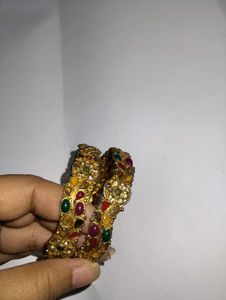 Designer Kada Bangle Set
