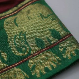 Ethnic Dress with Elephant Border