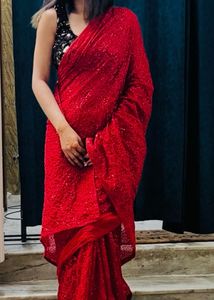 Red Saree