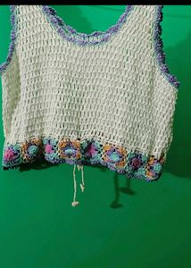 Boho Crochet Crop Top
