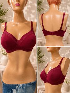 Comfortable Burgundy Bra