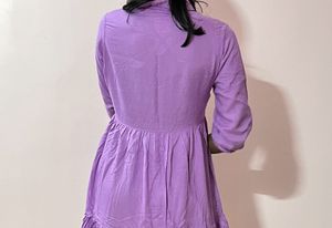 floral dress with cute sleeve without tag