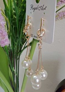 Elegant Pearl Drop Earrings