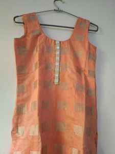 Peach Kurta set