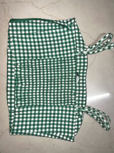 Green Checkered top