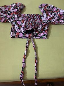Floral Puff Sleeve Co-ord Set