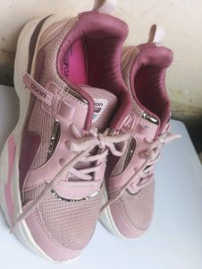 Asian Pink Chunky Sneakers