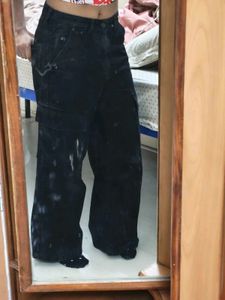 black baggy jeans ,  from snitch