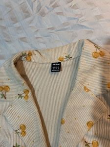 Cherry Corduroy Dress
