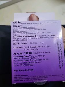 ZUDIO Tip Tease False Nails