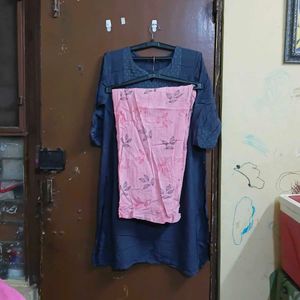 combo of 5 mixed size kurti pant set