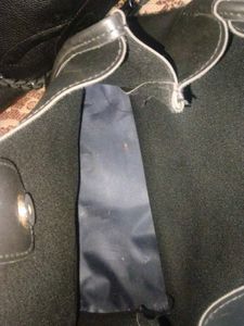 Chic Black Faux Leather Tote Bag