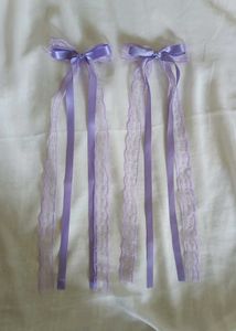 Lavender Lace Hair Clip