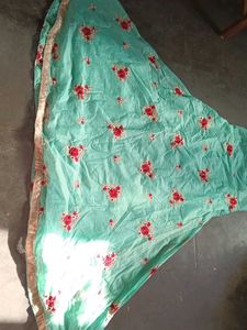 Floral Embroidered A-Line Dress