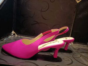 Pink Slingback Heels