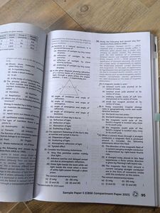 CBSE Class 10 Science Sample Papers 2024