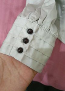 Elegant White Button-Up Shirt