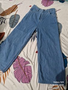 Wide Leg Denim Jeans