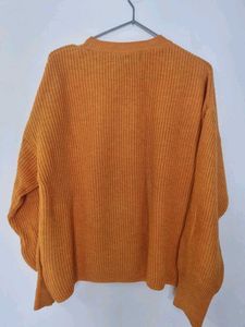 Mustard Yellow Knit Sweater