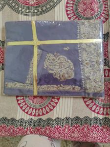 Exquisite Embroidered Saree unused