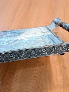 New Silver Royal Look Tray Antique