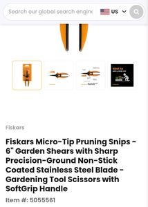 GARDENING ORIGINAL FISKARS  SCISSOR