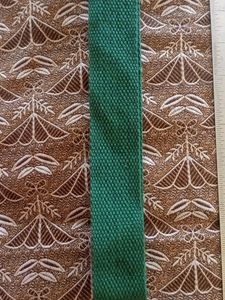 Dark Green Cloth Belt.
