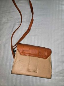 Stylish Two-Tone Crossbody Bag