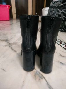 Black Chunky Platform Boots