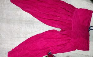 Vibrant Pink shalwar with Floral Dupatta
