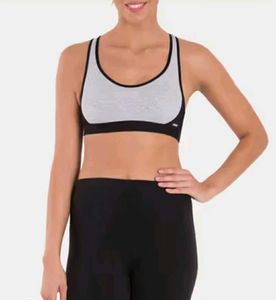 Jockey Grey &amp; Black Sports Bra