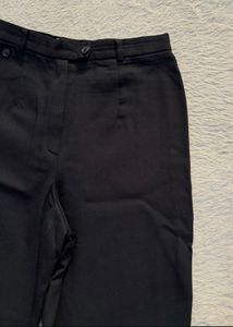 New Classic Black High-Waisted Trousers