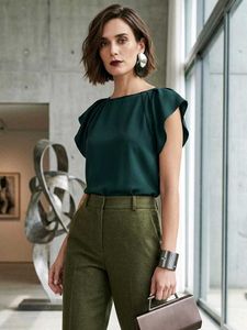 Chic Flutter Sleeve Top