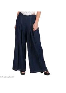 Stylish Wide Leg Denim Pants