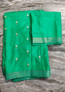 Saree With Blouse Piece