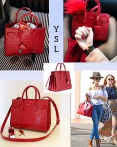 Ysl Sac De Jour Red tote bag
