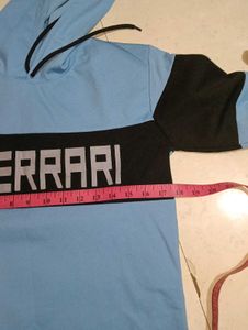 Men's Blue Ferrari Hoodie