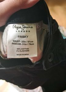 Pepe Jeans Black Denim Jean