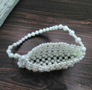 Elegant Pearl Beaded Handbag
