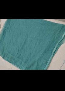 Teal Embellished Dress Material ( unstitched suit)