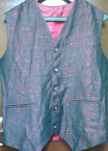 Mens Formal Vest Jocket Sadri shine look soft