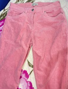 Pink Denim Slim Fit