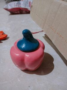 Cute Pink Pumpkin Trinket Box