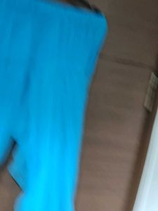 Designer White and Blue Kurta Set