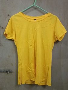 Sunny Yellow Basic T-Shirt
