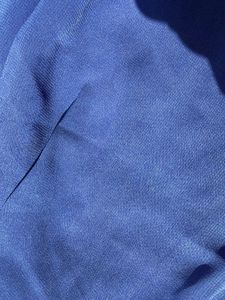 Elegant Royal Blue Chiffon Dress