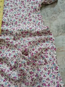 Floral Print Casual Midi Dress